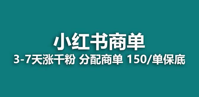 【蓝海项目】2023最强蓝海项目，小红书商单项目，没有之一！-紫爵资源库