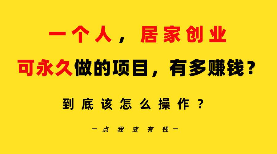 一个人，居家创业：B站每天10分钟，单账号日引创业粉100+，月稳定变现5W…-紫爵资源库