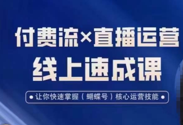 视频号付费流实操课程，付费流✖️直播运营速成课，让你快速掌握视频号核心运营技能-紫爵资源库