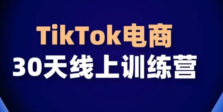 TikTok电商带货30天线上课，不可错过的全球流量洼地！-紫爵资源库