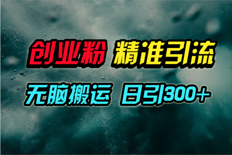 视频号纯搬运日引300+创业粉教程！-紫爵资源库