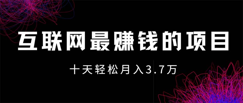 互联网最赚钱的项目没有之一，轻松月入7万+，团队最新项目-紫爵资源库